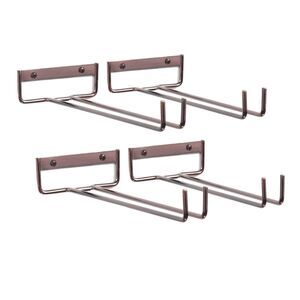 Wallniture Wall-Mounted Chiraz Stemware Rack (Set of 4)-NIB